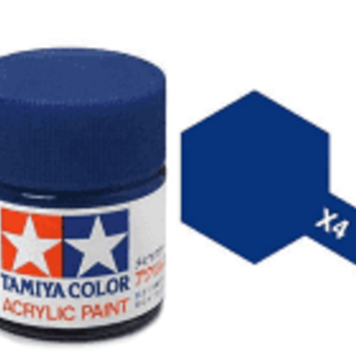 Tamiya Colour Acrylic Paint Mini 10ml - X4 Blue