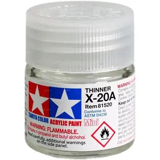 Tamiya Colour Acrylic Paint Mini 10ml - X20A Thinner
