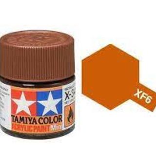 Tamiya Color Acrylic Paint Mini 10ml - XF6 Copper