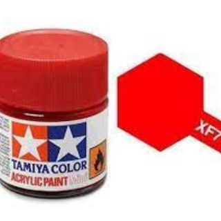 Tamiya Color Acrylic Paint Mini 10ml - XF7 Flat Red