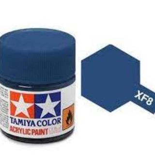 Tamiya Color Acrylic Paint Mini 10ml - XF8 Flat Blue