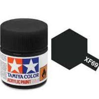 Tamiya Color Acrylic Paint Mini 10ml - XF69 NATO Black