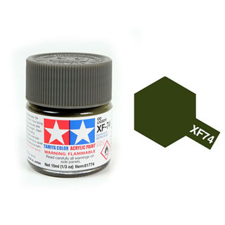 Tamiya Paint Acrylic Olive Drab (JGSDF) - XF74