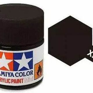 Tamiya Color Acrylic Paint Mini 10ml - XF85 Rubber Black