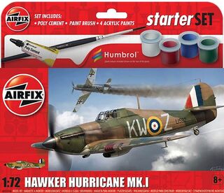 Hawker Hurricane Mk.I Fighter Plane - Airfix Starter Set 1/72