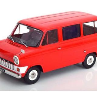 1965 Ford Transit Mk1 Red Van 1/18 KK Scale