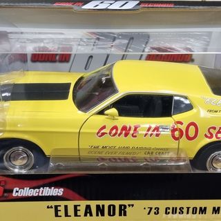 1973 Ford Mustang Eleanor Gone in 60 Seconds Movie Car 1/18 Greenlight