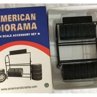 American Diorama 1/18 Metal Tyre Rack