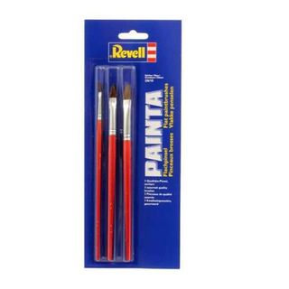 Revell Flat Brush Pack of 3 in different sizes