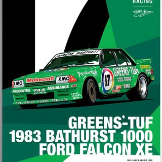 Dick Johnson Racing Ford Falcon XE 1983 Bathurst 1000 - Standard Limited Edition Print