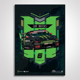 Tickford Racing Cameron Waters 2021 Championship Season Limited Edition Print