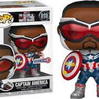 Funko Pop Vinyl #818 Marvel: Falcon and the Winter Solider - Captain America (Year of the Shield)