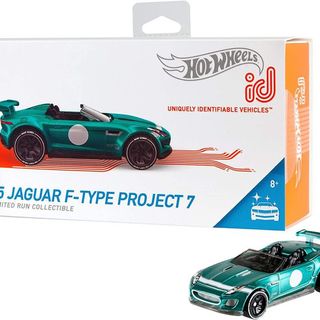 Hot Wheels id Cars Factory Fresh 2015 Jaguar F-Type Project 7