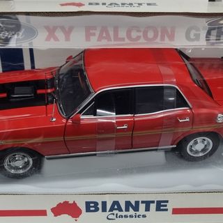 1/18 Ford Falcon XY GT-HO Biante Track Red Roadcar