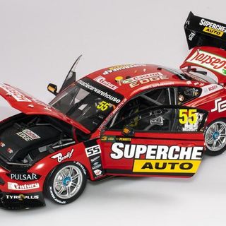 Ford Mustang 2019 Sandown 500 Retro Round Chaz Mostert & James Moffat Supercheap Auto 1/18 Authentic Collectables
