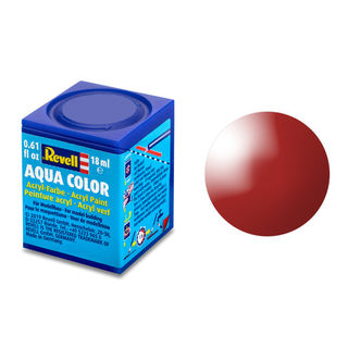 36131 Aqua Colour Fire Red Glossy 18ml Acrylic