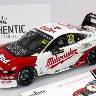 Ford Mustang 2019 Sandown 500 Will & Alex Davison Milwaukee Racing 1/18 Authentic Collectables V8 Supercars