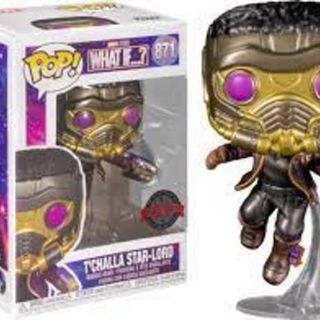 Funko Pop Vinyl: Marvel #871 What If - T'Challa Star Lord MT