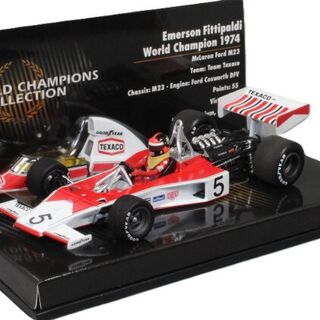 McLaren Ford M23 1974 F1 GP World Champion Edition Emerson Fittipaldi 1/43 Minichamps