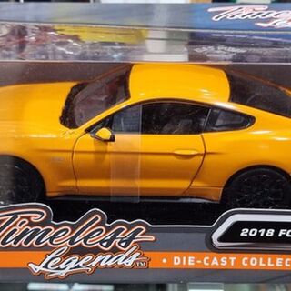 Motormax Timeless Legends 2018 Ford Mustang GT (Orange) Roadcar 1/24