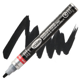 Testors Enamel Marker Pen Flat Black 2549