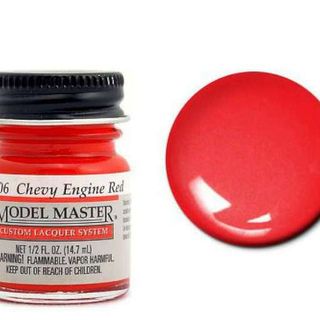 Testors Model Master Lacquer: 28006 Chevy Engine Red