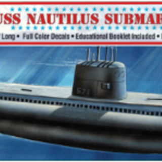 USS Nautilus Submarine 1/300 STEM plastic model kit