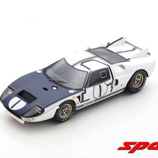 Ford GT40 1965 Le Mans Bruce McLaren & Ken Miles Spark 1/43