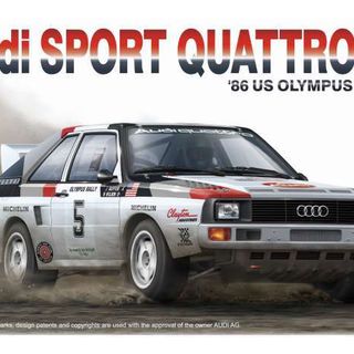 Audi Quattro Sport S1 1986 Olympus Rally Kitset 1/24 NuNu Hobby