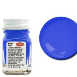 Testors Enamel: Flouresant Blue 1176