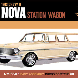 1963 Chevrolet Nova II Station Wagon AMT Kitset 1/25