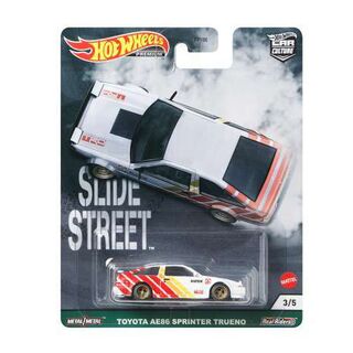 Hot Wheels Slide Street Toyota AE86 Sprinter Trueno
