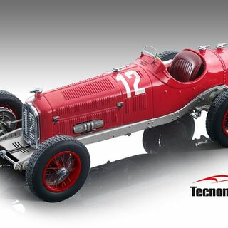 Alfa Romeo P3 Tipo B French GP 1932 Winner Tazio Nuvolari 1/18 Tecnomodel