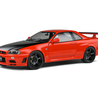 1999 Nissan Skyline GT-R R34 Active Red Roadcar 1/18 Solido