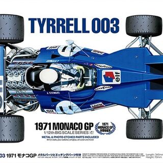 Tyrrell 003 1971 Monaco Winner F1 GP Kitset Tamiya 1/12