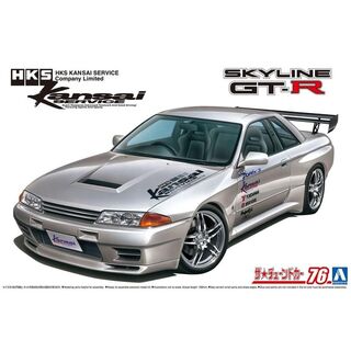 1990 Nissan Skyline GT-R R32 HKS Kansai Kitset Aoshima 1/24