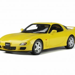 1999 Mazda RX7 FD Type R Bathurst R Yellow Roadcar 1/18 OttOmobile