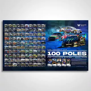 The Perfect Lap 100 Poles For Tickford Racing Limited Edition Print