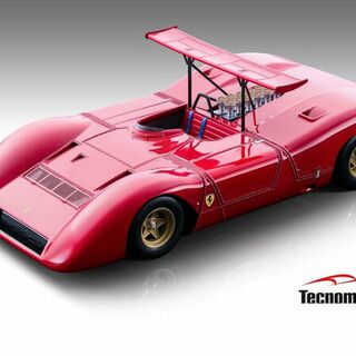 Ferrari 612 Can-Am Press Red Version 1968 1/18 Tecnomodel