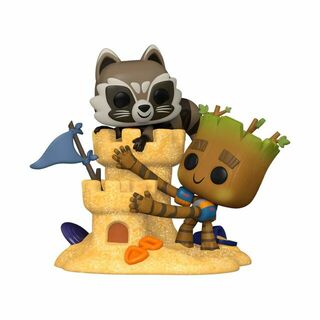 Funko Pop Vinyl: Marvel #1089 Guardians of the Galaxy - Rocket & Groot Beach Day