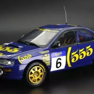 Subaru Impreza 555 1994 Hong Kong-Beijing Rally Richard Burns 1/18 Sunstar