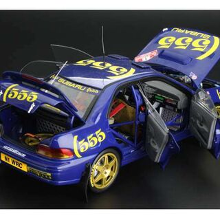 Subaru Impreza 555 1996 Rally San Remo Winner Colin McRae & Derek Ringer 1/18 Sunstar