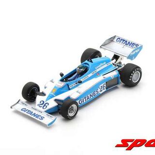 Ligier JS7 1977 Sweden F1 GP Winner Jacques Laffite 1/18 Spark