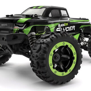 Blackzon 1/16 EP RS Slyder MT 4WD Monster Truck with Battery & Charger Green