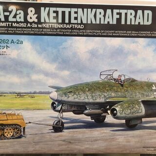 Messerschmitt Me262A-2a w/Kettenkraftrad Kitset 1/48 Tamiya