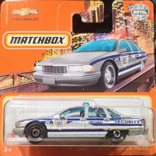Matchbox Shortcard Chevrolet Caprice Classic Police