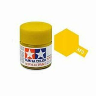 Tamiya Color Acrylic Paint Mini 10ml - XF3 Flat Yellow