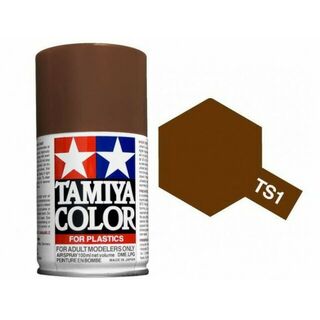 Tamiya TS-1 Colourspray Red Brown