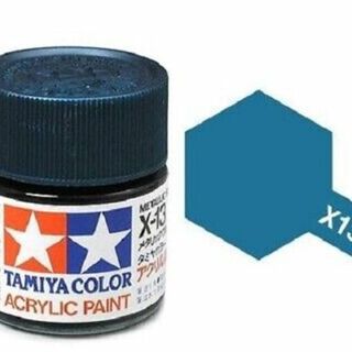 Tamiya Colour Acrylic Paint Mini 10ml - X13 Metallic Blue