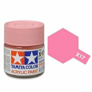 Tamiya Colour Acrylic Paint Mini 10ml - X17 Pink